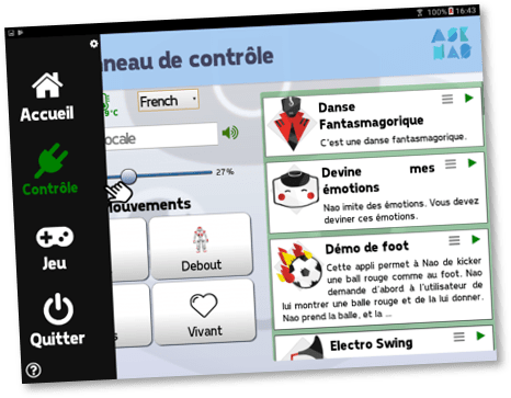 Application tablette asknao carpentras